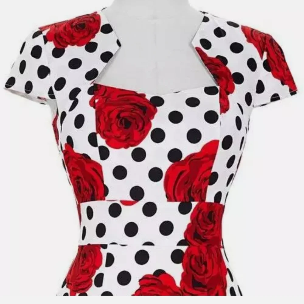 GRACE KARIN Women's Pencil Dress Cap Sleeve Floral Dress Size Large